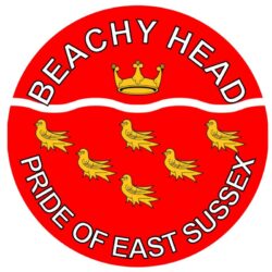 Beachy Head - Pride of East Sussex - TWO PACK - Car Bumper Laptop Window Decal County Flag Sticker