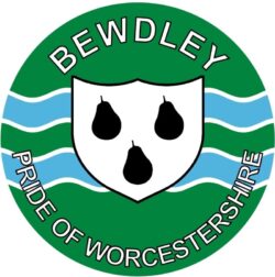 Bewdley - Pride of Worcestershire - TWO PACK - Car Bumper Laptop Window Decal County Flag Sticker