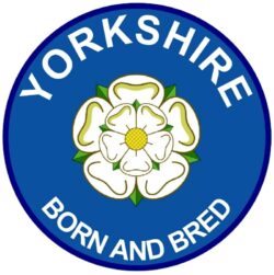 Yorkshire Born & Bred - TWO PACK - Car Bumper Laptop Window Decal County Flag Sticker