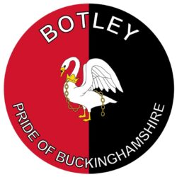 Botley - Pride of Buckinghamshire - TWO PACK - Car Bumper Laptop Window Decal County Flag Sticker