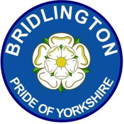 Bridlington - Pride of Yorkshire - TWO PACK - Car Bumper Laptop Window Decal County Flag Sticker