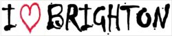 I Love Brighton - Car Bumper Laptop Window Decal Sticker