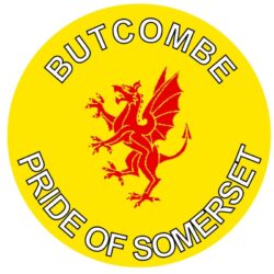 Butcombe - Pride of Somerset - TWO PACK - Car Bumper Laptop Window Decal County Flag Sticker