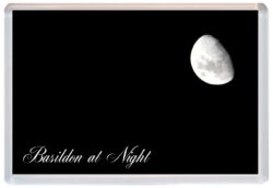 Basildon at Night - Jumbo Fridge Magnet Souvenir Gift Present