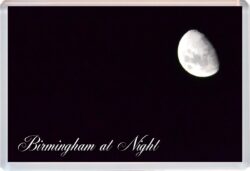 Birmingham at Night - Jumbo Fridge Magnet Souvenir Gift Present