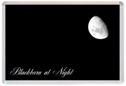 Blackburn at Night - Jumbo Fridge Magnet Souvenir Gift Present