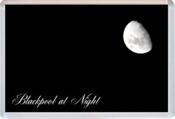 Blackpool at Night - Jumbo Fridge Magnet Souvenir Gift Present