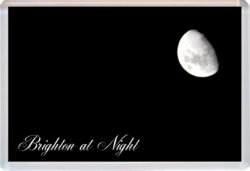 Brighton at Night - Jumbo Fridge Magnet Souvenir Gift Present