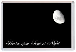 Burton upon Trent at Night - Jumbo Fridge Magnet Souvenir Gift Present