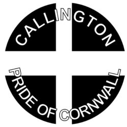 Callington - Pride of Cornwall - TWO PACK - Car Bumper Laptop Window Decal County Flag Sticker