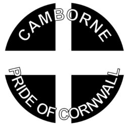 Camborne - Pride of Cornwall - TWO PACK - Car Bumper Laptop Window Decal County Flag Sticker