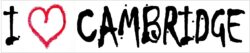 I Love Cambridge - Car Bumper Laptop Window Decal Sticker