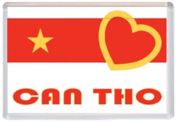 Can Tho - Love Vietnam/Vietnamese Towns & Cities Flag - Jumbo Fridge Magnet Souvenir Gift Present