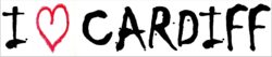 I Love Cardiff - Car Bumper Laptop Window Decal Sticker