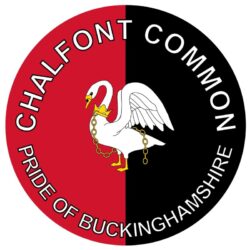 Chalfont Common - Pride of Buckinghamshire - TWO PACK - Car Bumper Laptop Window Decal County Flag Sticker