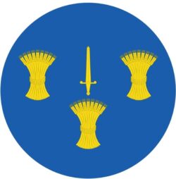 Cheshire County Flag - TWO PACK - Car Bumper Laptop Window Decal Sticker