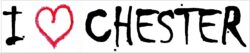I Love Chester - Car Bumper Laptop Window Decal Sticker