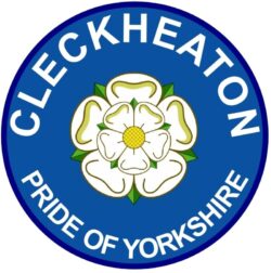 Cleckheaton - Pride of Yorkshire - TWO PACK - Car Bumper Laptop Window Decal County Flag Sticker