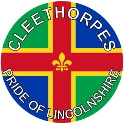 Cleethorpes - Pride of Lincolnshire - TWO PACK - Car Bumper Laptop Window Decal County Flag Sticker