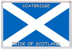 Coatbridge - Love Scotland/Scottish Towns & Cities Flag - Jumbo Fridge Magnet Souvenir Gift Present