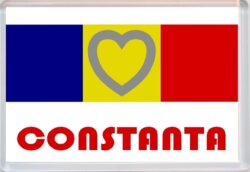 Constanta - Love Romania/Romanian Towns & Cities Flag - Jumbo Fridge Magnet Souvenir Gift Present