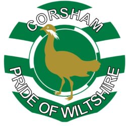 Corsham - Pride of Wiltshire - TWO PACK - Car Bumper Laptop Window Decal County Flag Sticker