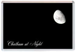 Chatham at Night - Jumbo Fridge Magnet Souvenir Gift Present