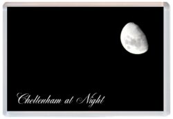 Cheltenham at Night - Jumbo Fridge Magnet Souvenir Gift Present