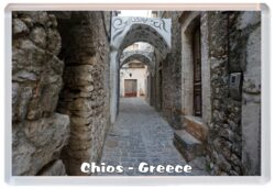 Chios - Greece - Jumbo Fridge Magnet Souvenir Gift Present 20G1