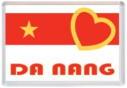 Da Nang - Love Vietnam/Vietnamese Towns & Cities Flag - Jumbo Fridge Magnet Souvenir Gift Present