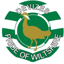 Devizes - Pride of Wiltshire - TWO PACK - Car Bumper Laptop Window Decal County Flag Sticker