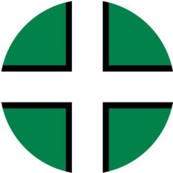 Devon County Flag - TWO PACK - Car Bumper Laptop Window Decal Sticker