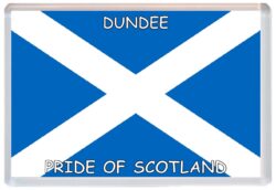 Dundee - Love Scotland/Scottish Towns & Cities Flag - Jumbo Fridge Magnet Souvenir Gift Present