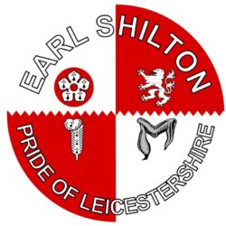 Earl Shilton - Pride of Leicestershire - TWO PACK - Car Bumper Laptop Window Decal County Flag Sticker