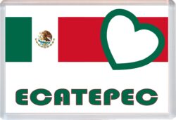 Ecatepec - Love Mexico/Mexican Towns & Cities Flag - Jumbo Fridge Magnet Souvenir Gift Present