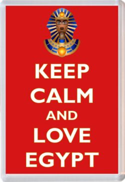 Keep Calm and Love Egypt - Jumbo Fridge Magnet Souvenir Gift Present