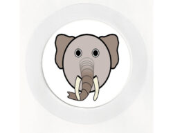 Cute Elephant - Car Tax Disc Permit Window Holder - Reusable