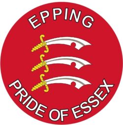 Epping - Pride of Essex - TWO PACK - Car Bumper Laptop Window Decal County Flag Sticker