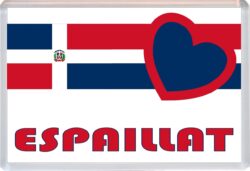 Espaillat - Love Dominican Republic Towns & Cities Flag - Jumbo Fridge Magnet Souvenir Gift Present