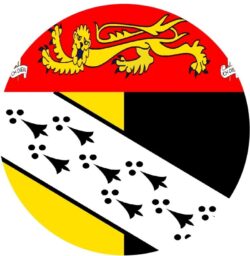 Norfolk County Flag - TWO PACK - Car Bumper Laptop Window Decal Sticker