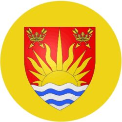 Suffolk County Flag - TWO PACK - Car Bumper Laptop Window Decal Sticker