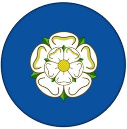 Yorkshire County Flag - 59mm Badge/Badges Gift Present Souvenir