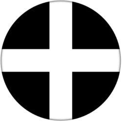 Cornwall County Flag - 59mm Badge/Badges Gift Present Souvenir
