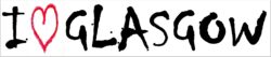 I Love Glasgow - Car Bumper Laptop Window Decal Sticker