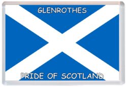 Glenrothes - Love Scotland/Scottish Towns & Cities Flag - Jumbo Fridge Magnet Souvenir Gift Present