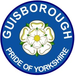 Guisborough - Pride of Yorkshire - TWO PACK - Car Bumper Laptop Window Decal County Flag Sticker