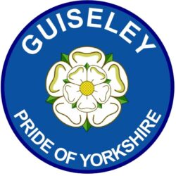 Guiseley - Pride of Yorkshire - TWO PACK - Car Bumper Laptop Window Decal County Flag Sticker