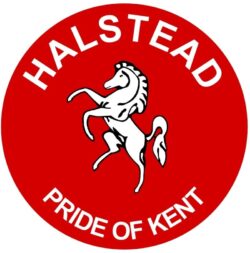 Halstead - Pride of Kent - TWO PACK - Car Bumper Laptop Window Decal County Flag Sticker