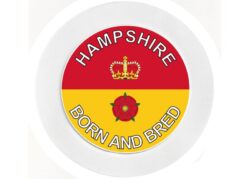 Hampshire Bord & Bred - Car Tax Disc Permit Window Holder - Reusable