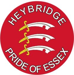 Heybridge - Pride of Essex - TWO PACK - Car Bumper Laptop Window Decal County Flag Sticker